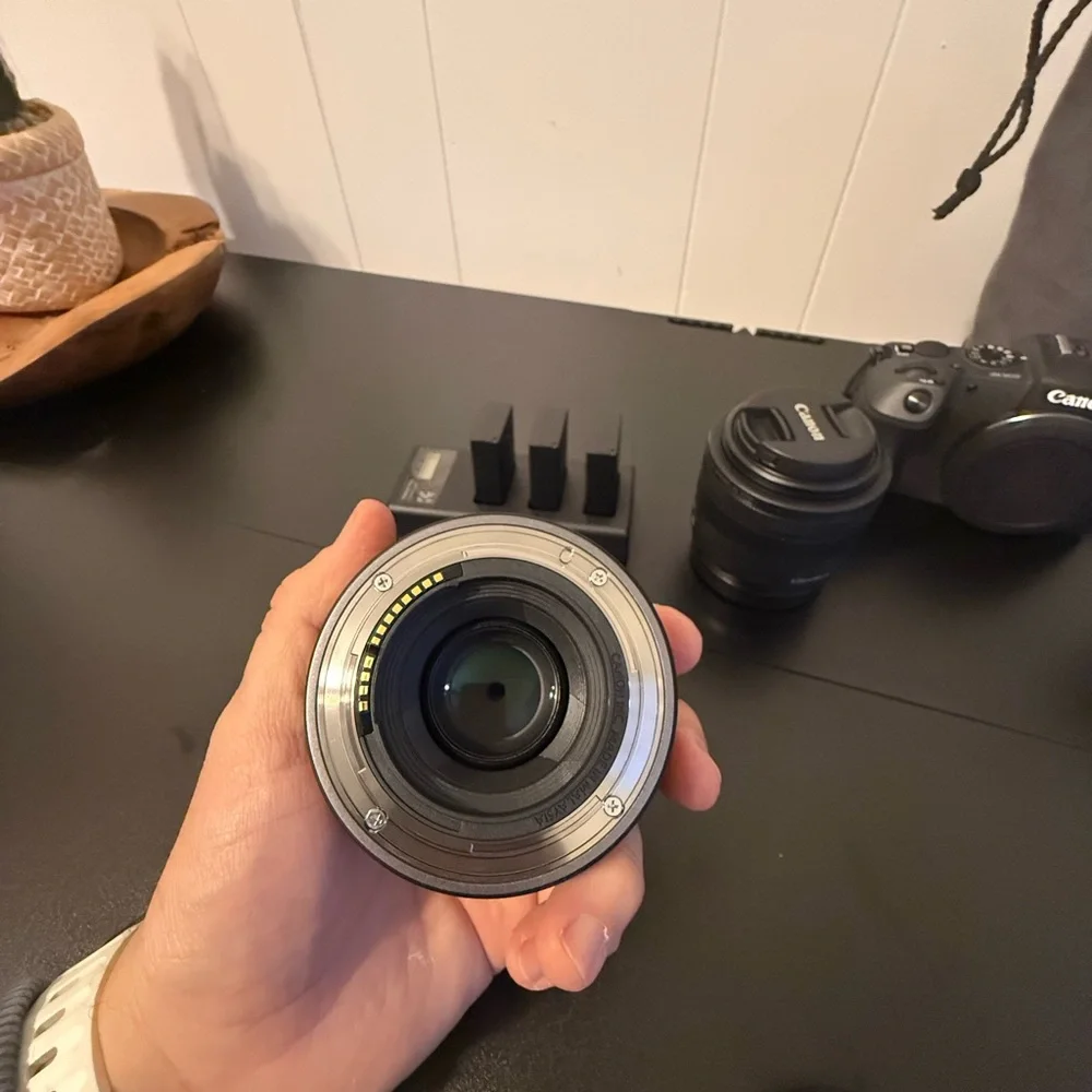 Canon Black Camera with Lens Set